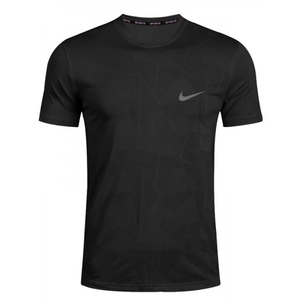 NK training jersey sportswear running uniform men's soccer shirt football casual short sleeve black sport t-shirt 2023-2024